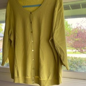 Talbots 3X 3/4 sleeve lightweight sweater